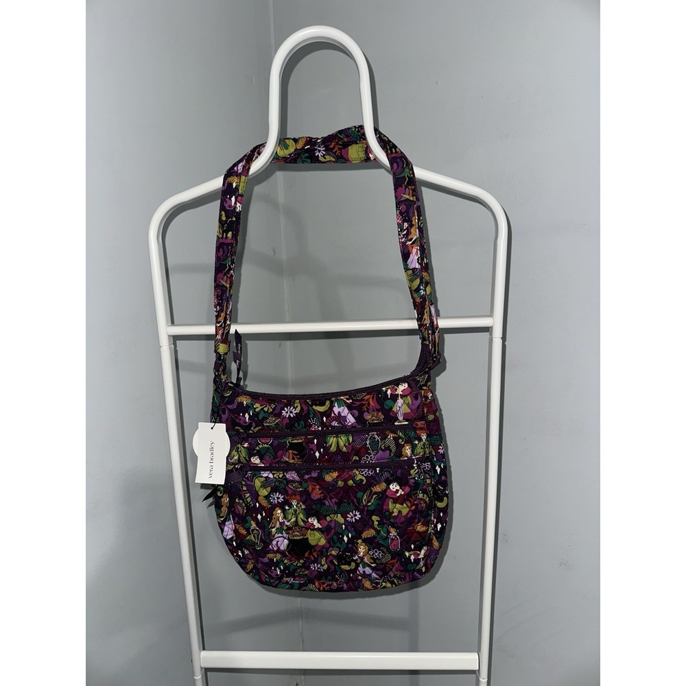 Vera Bradley Disney Hocus Pocus Sanderson Sisters Triple Zip Crossbody Bag NWT